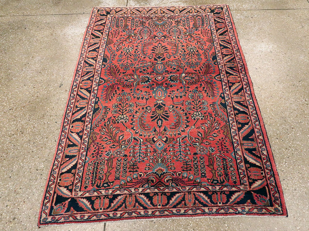 Antique Persian Sarouk Mohajeran Rug, No.13100 - Galerie Shabab
