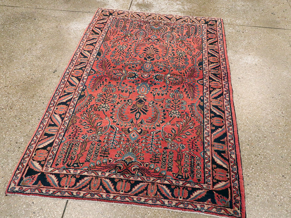 Antique Persian Sarouk Mohajeran Rug, No.13100 - Galerie Shabab