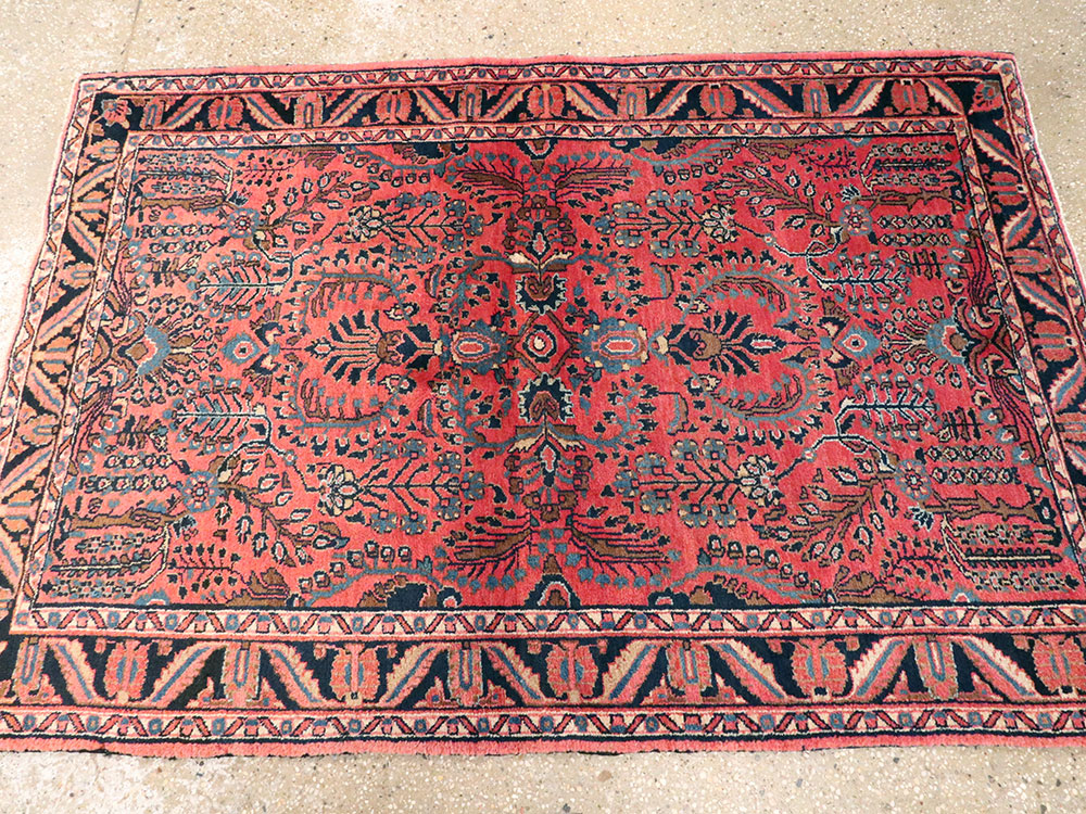 Antique Persian Sarouk Mohajeran Rug, No.13100 - Galerie Shabab