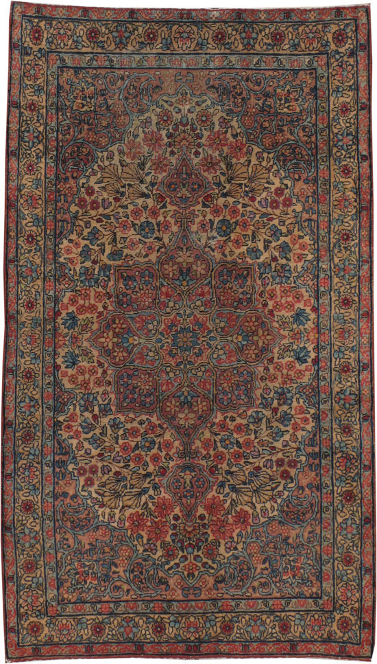 Antique Persian Lavar Kerman Rug, No.13106 - Galerie Shabab