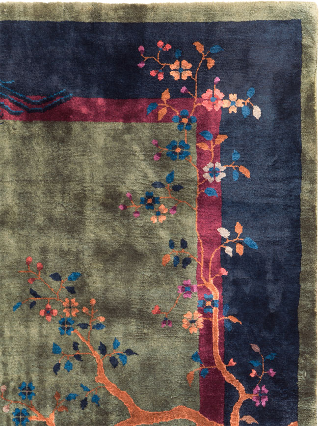 Mid-20th Century Chinese Art Deco Carpet, No.13109 - Galerie Shabab