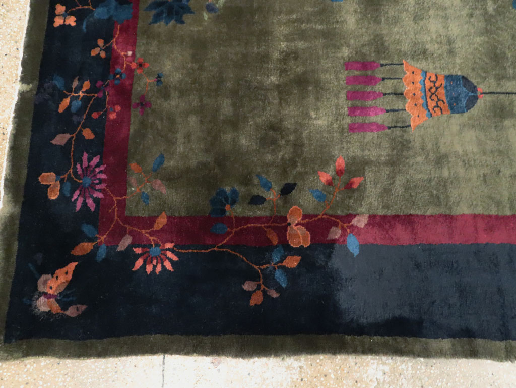 Mid-20th Century Chinese Art Deco Carpet, No.13109 - Galerie Shabab