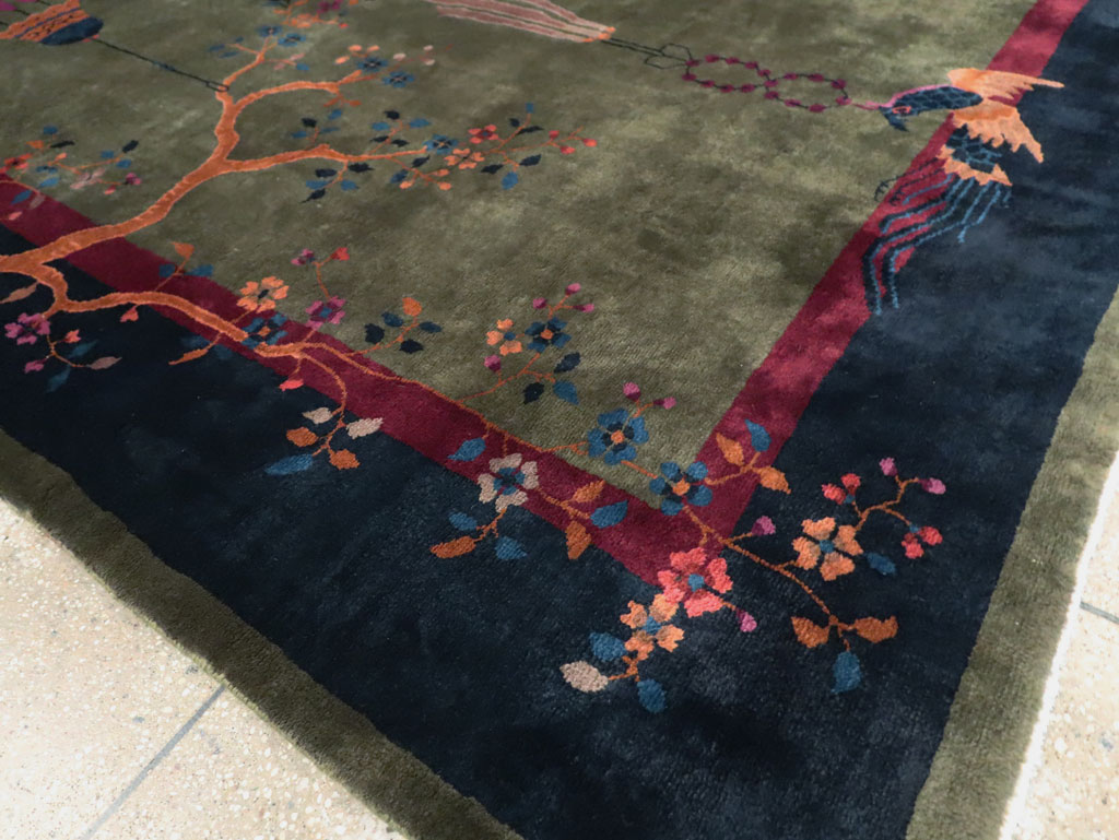 Mid-20th Century Chinese Art Deco Carpet, No.13109 - Galerie Shabab