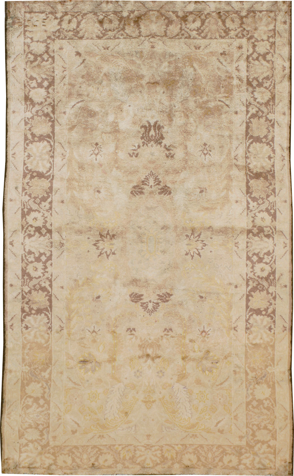 Antique Turkish Oushak Rug, No.13121 - Galerie Shabab
