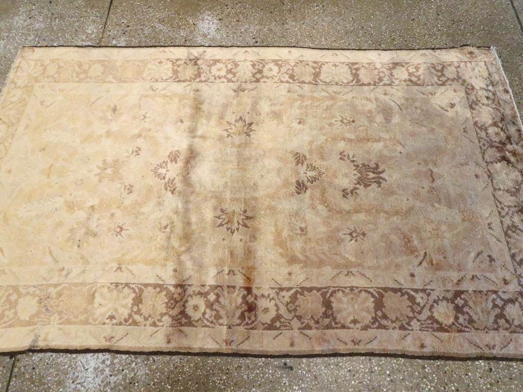 Antique Turkish Oushak Rug, No.13121 - Galerie Shabab