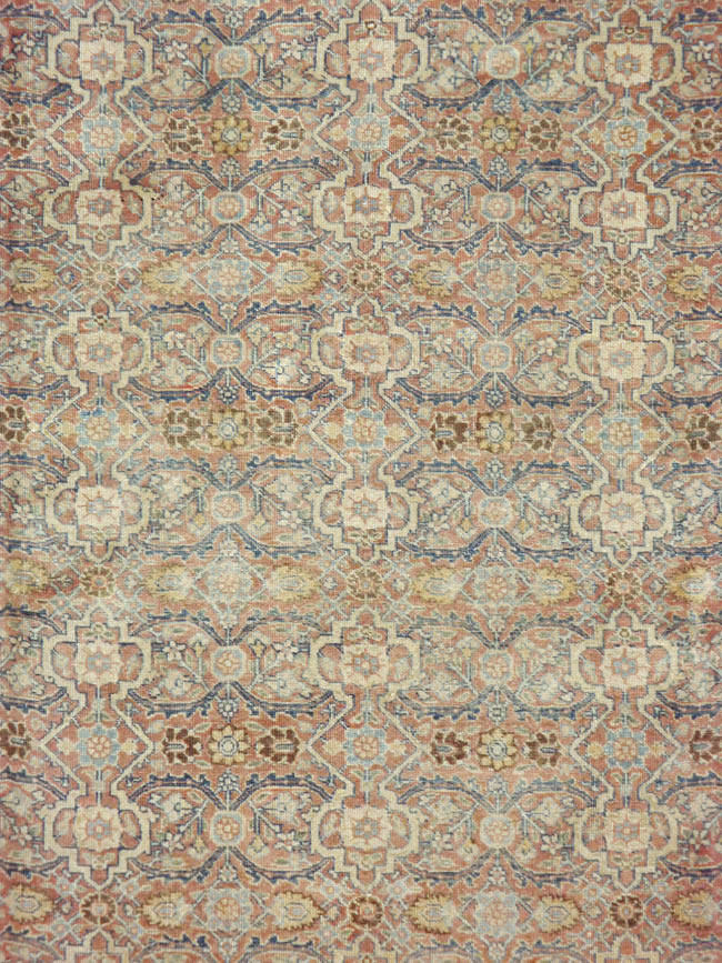 Antique Persian Tabriz  Square Carpet, No.13151 - Galerie Shabab
