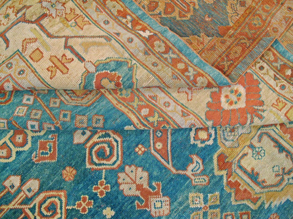 Antique Turkish Oushak Long Oversize Carpet, No.13155 - Galerie Shabab