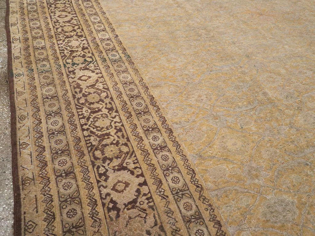 Antique Persian Tabriz Large Carpet, No.13173 - Galerie Shabab