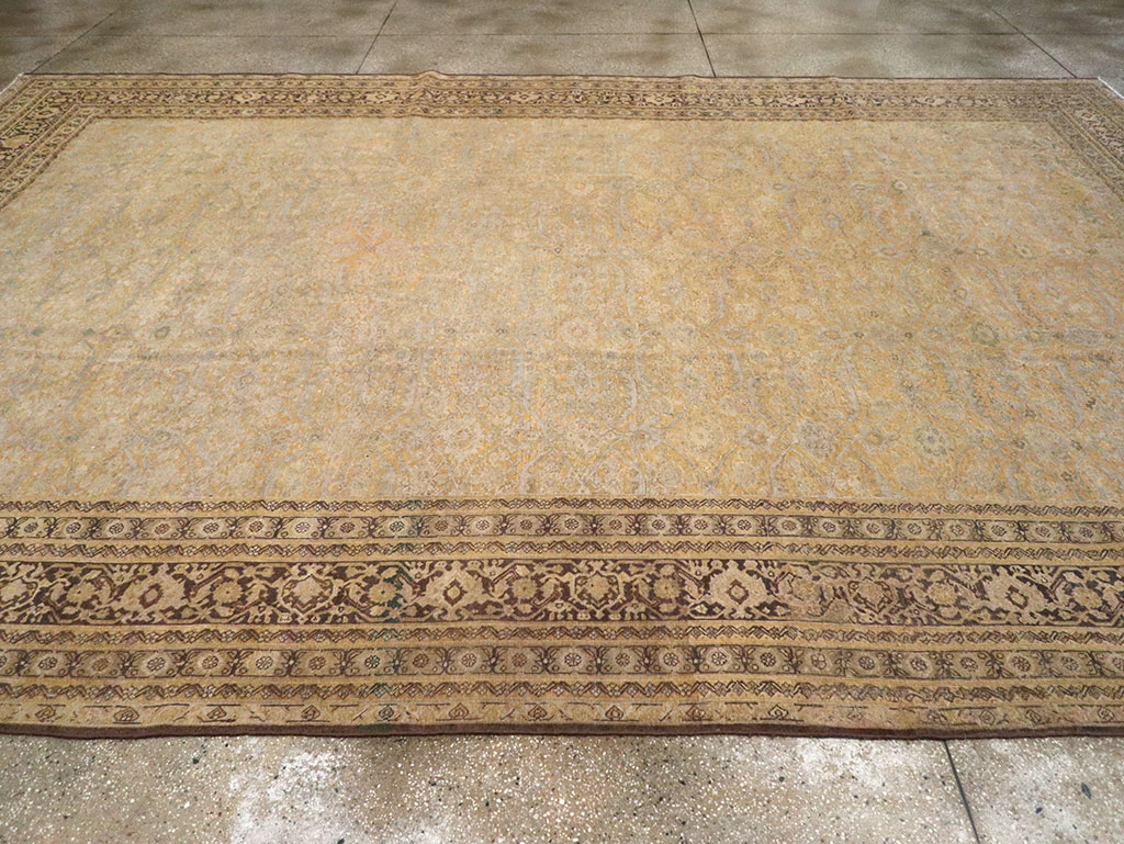 Antique Persian Tabriz Large Carpet, No.13173 - Galerie Shabab