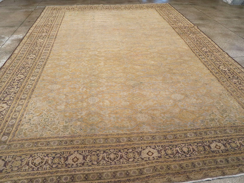 Antique Persian Tabriz Large Carpet, No.13173 - Galerie Shabab