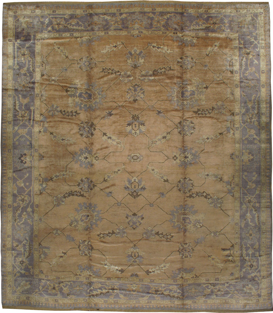 Antique Oushak Carpet, No.13188 - Galerie Shabab