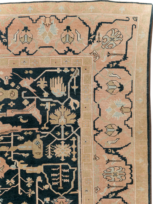 Vintage Persian Bidjar Small Room Size Carpet, No.13214 - Galerie Shabab