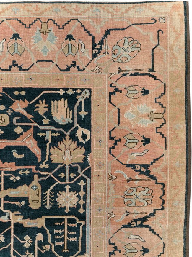 Vintage Persian Bidjar Small Room Size Carpet, No.13214 - Galerie Shabab