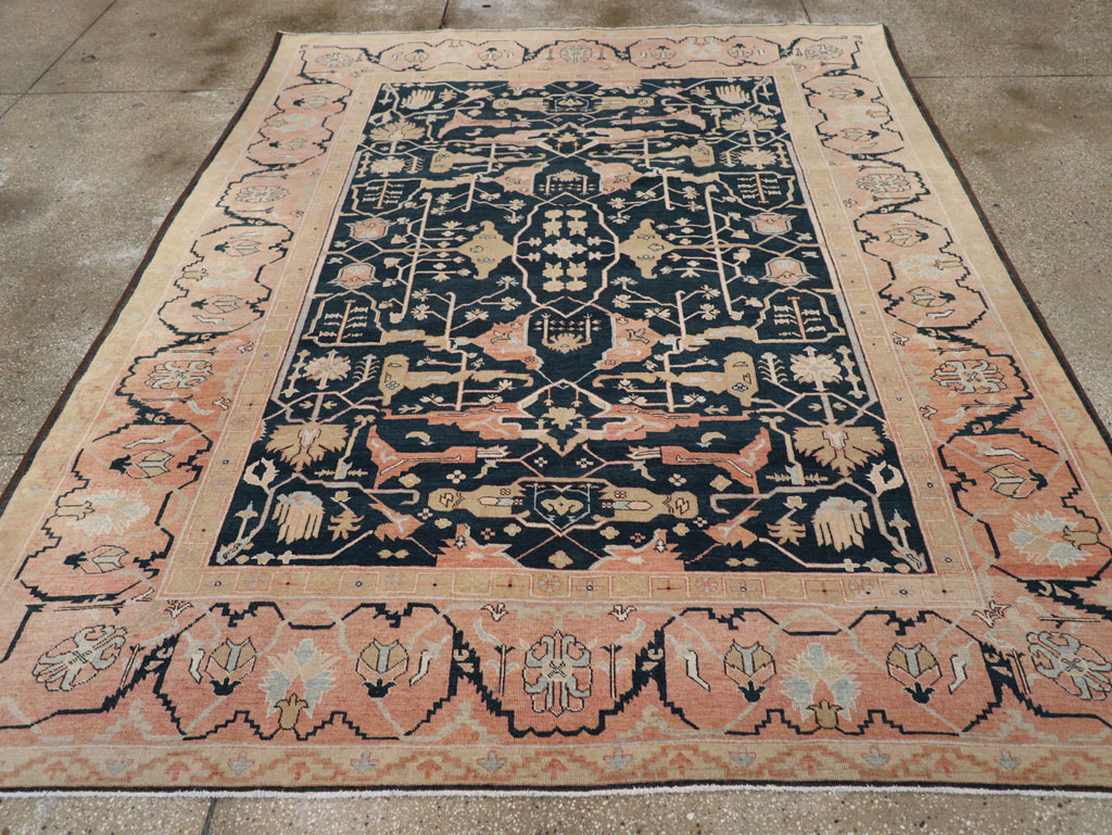 Vintage Persian Bidjar Small Room Size Carpet, No.13214 - Galerie Shabab