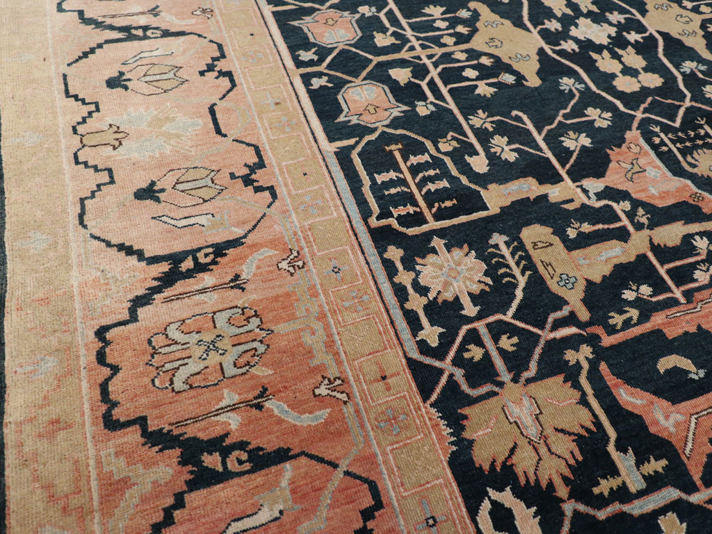 Vintage Persian Bidjar Small Room Size Carpet, No.13214 - Galerie Shabab