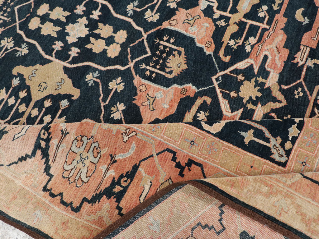 Vintage Persian Bidjar Small Room Size Carpet, No.13214 - Galerie Shabab