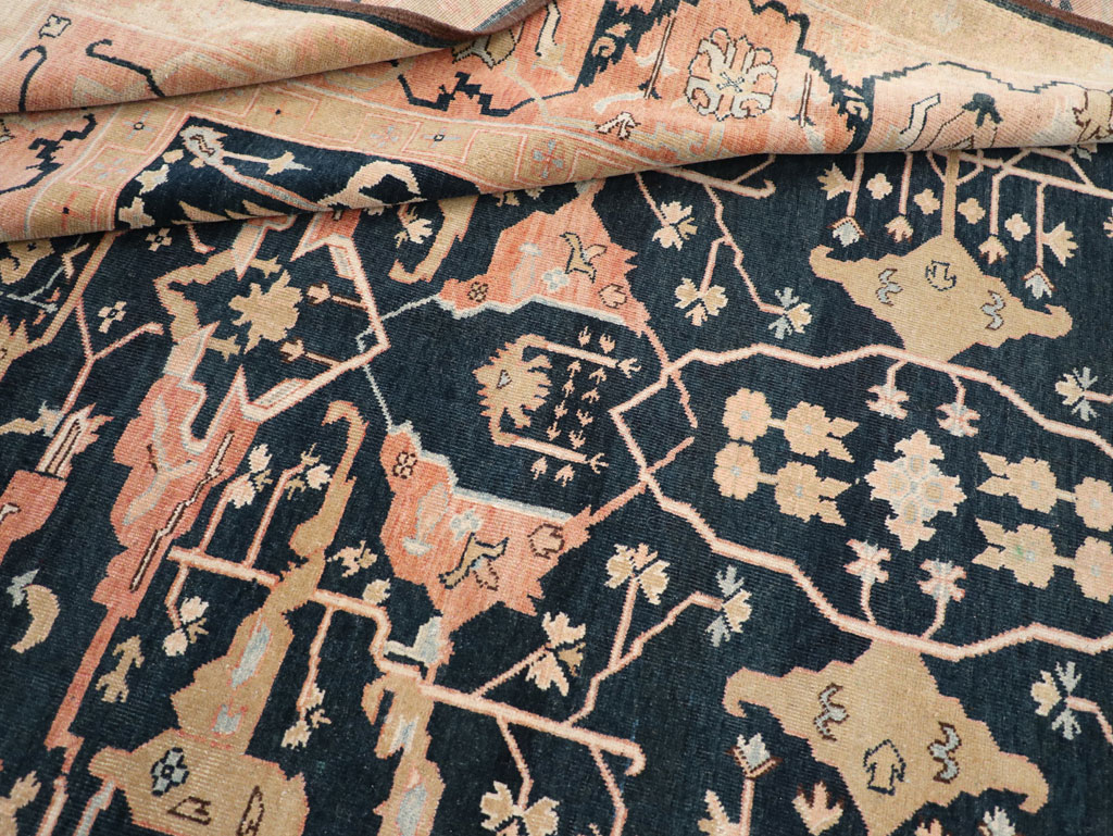 Vintage Persian Bidjar Small Room Size Carpet, No.13214 - Galerie Shabab