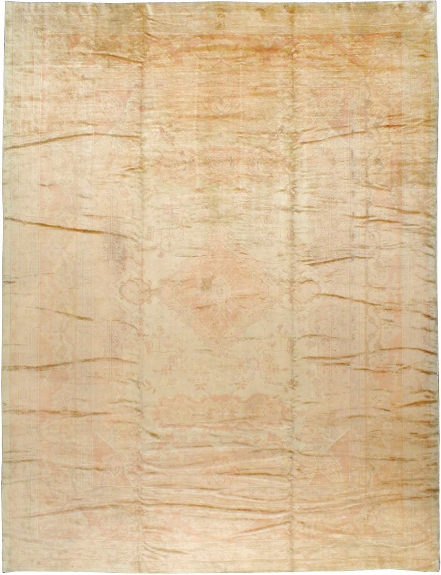 Antique European Oushak Carpet, No.13215 - Galerie Shabab