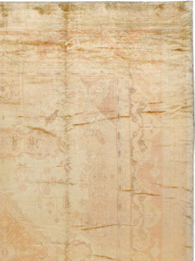 Antique European Oushak Carpet, No.13215 - Galerie Shabab