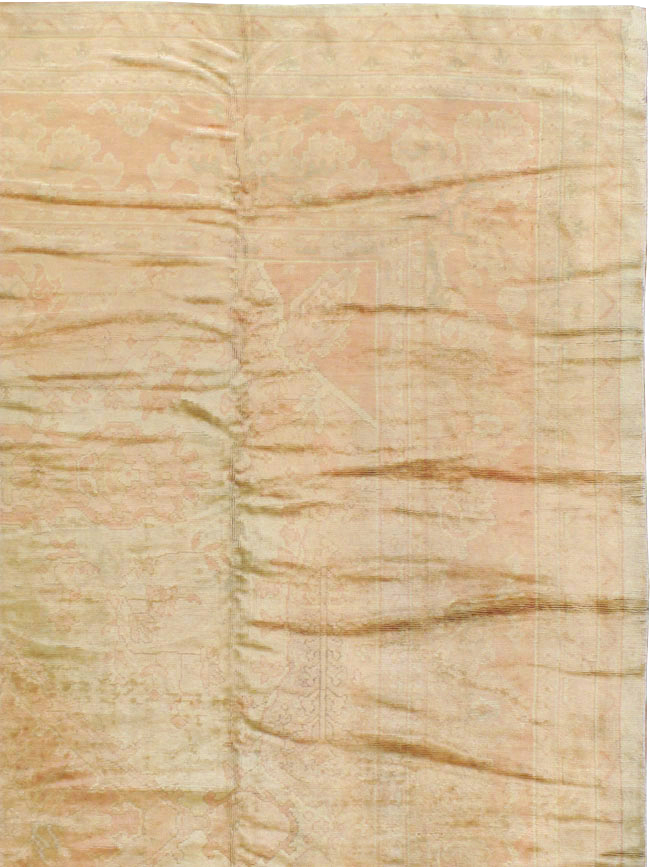 Antique European Oushak Carpet, No.13215 - Galerie Shabab