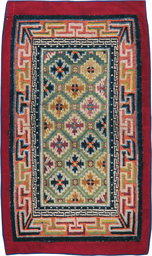 Vintage Tibetan Rug, No.13218 - Galerie Shabab
