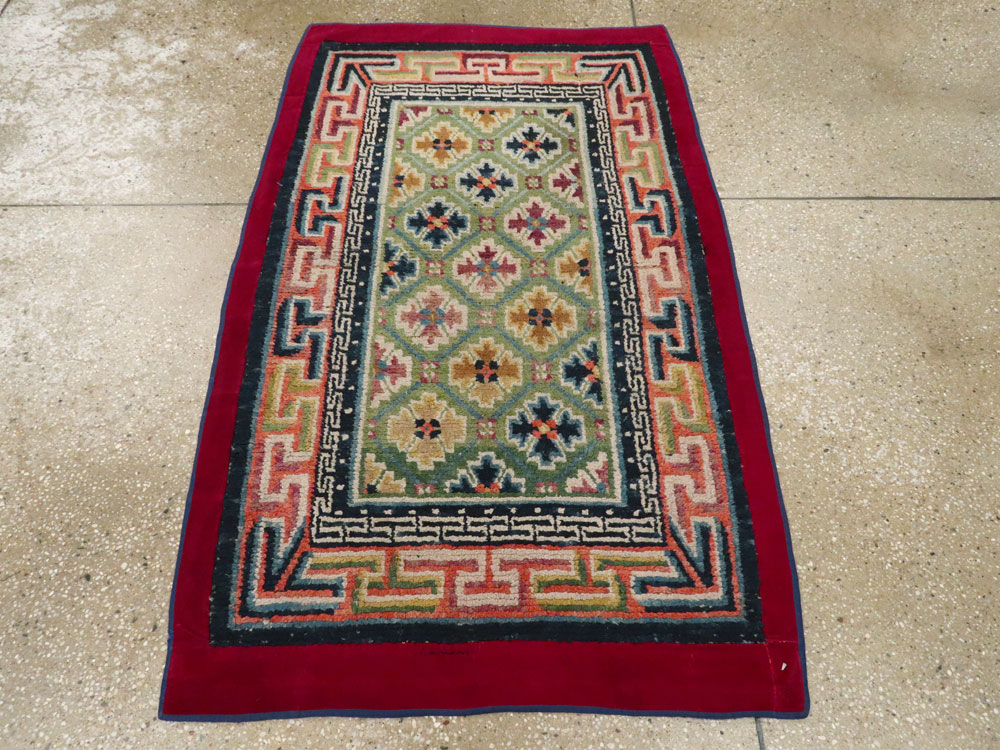 Vintage Tibetan Rug, No.13218 - Galerie Shabab
