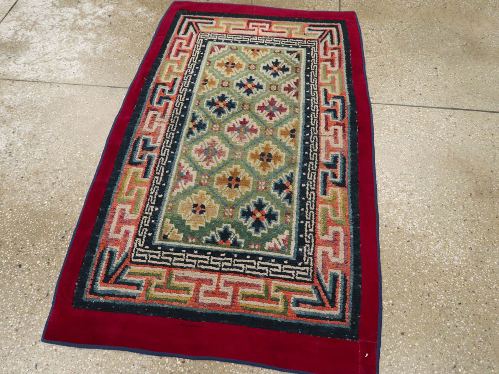 Vintage Tibetan Rug, No.13218 - Galerie Shabab