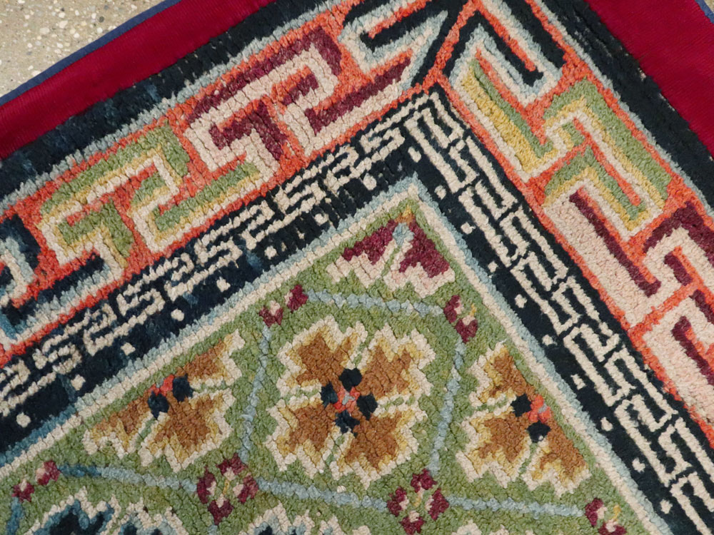 Vintage Tibetan Rug, No.13218 - Galerie Shabab