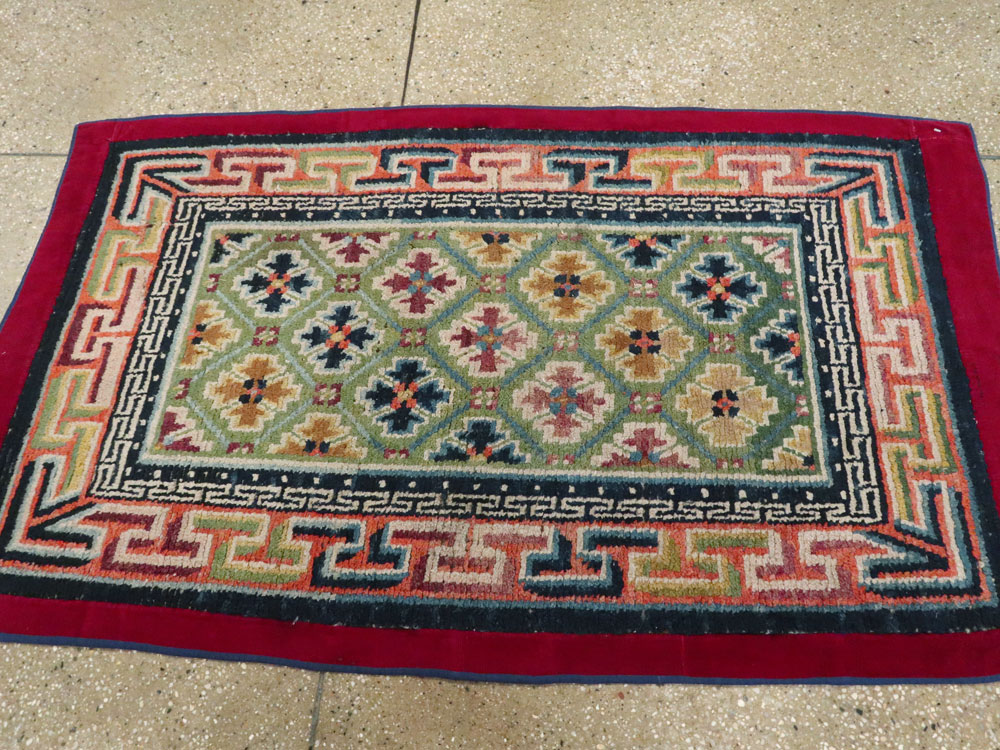 Vintage Tibetan Rug, No.13218 - Galerie Shabab