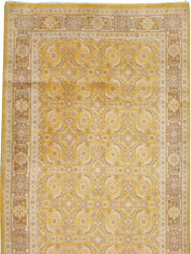 Vintage Persian Tabriz Long Runner, No.13269 - Galerie Shabab