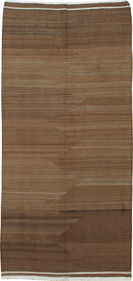 Vintage Persian Modernist Kilim, No.13280 - Galerie Shabab