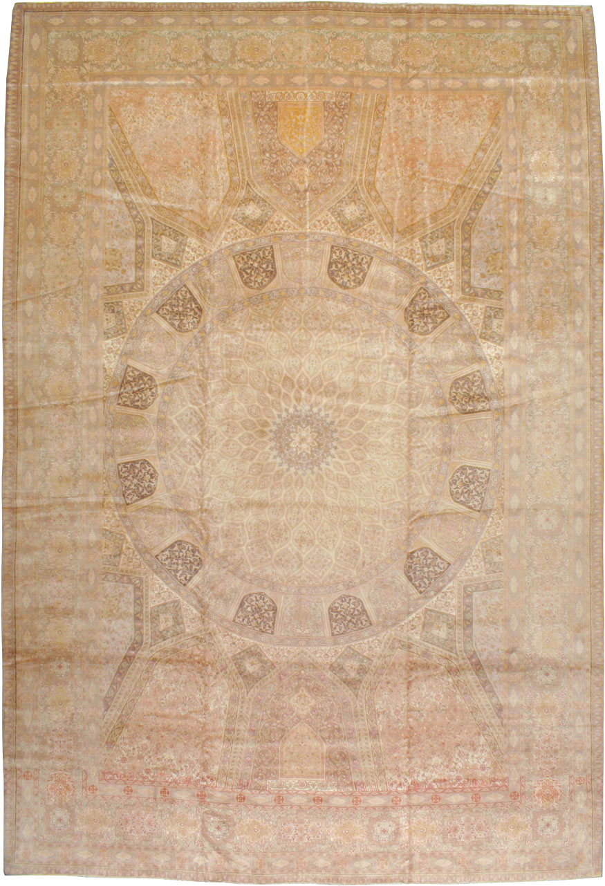 Vintage Persian Tabriz Carpet, No.13291 - Galerie Shabab