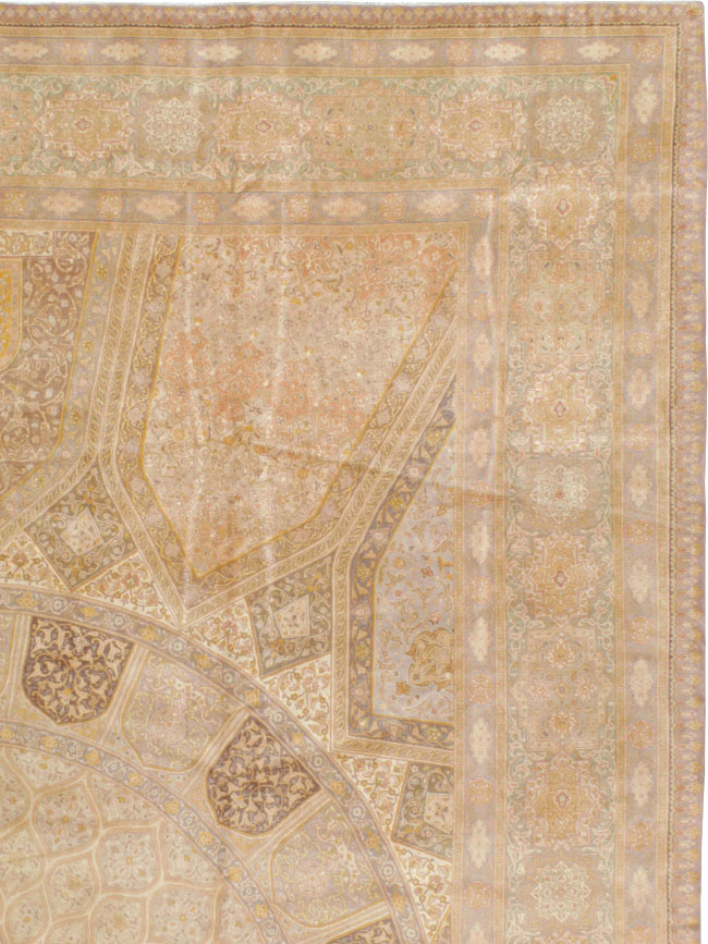 Vintage Persian Tabriz Carpet, No.13291 - Galerie Shabab