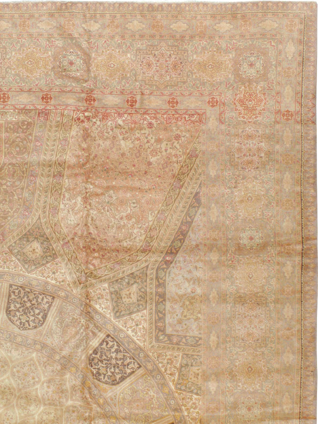 Vintage Persian Tabriz Carpet, No.13291 - Galerie Shabab