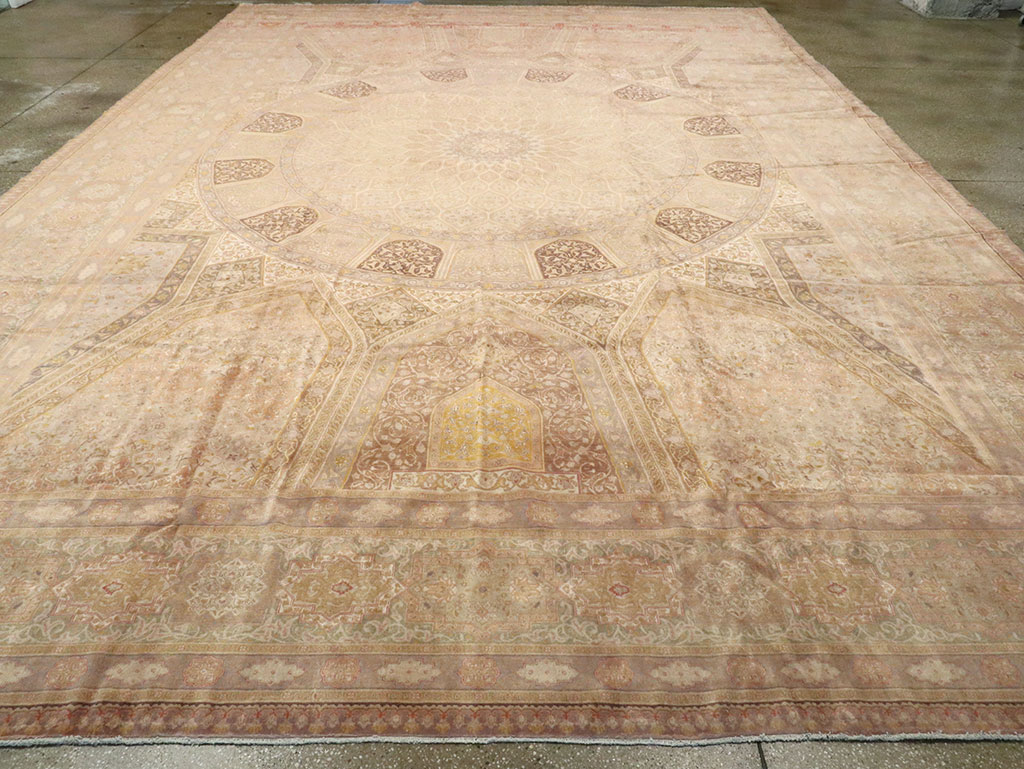 Vintage Persian Tabriz Carpet, No.13291 - Galerie Shabab