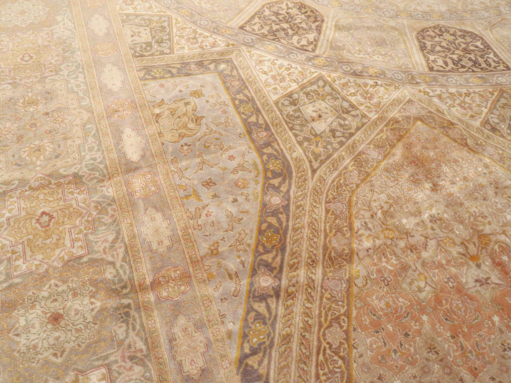 Vintage Persian Tabriz Carpet, No.13291 - Galerie Shabab