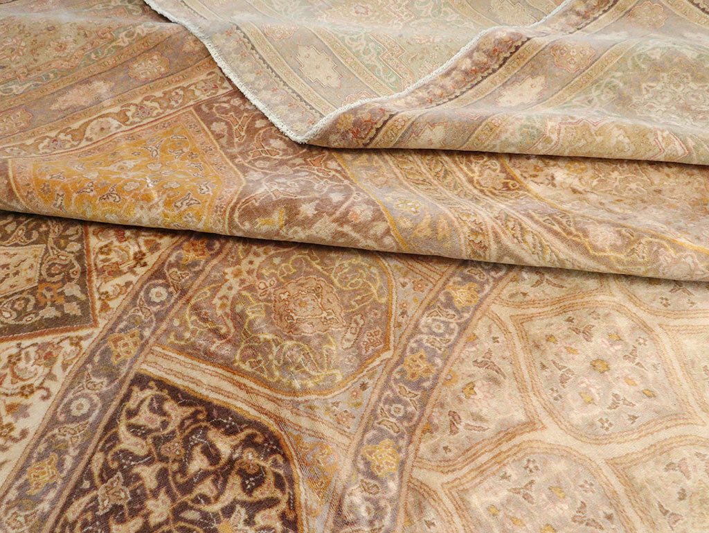 Vintage Persian Tabriz Carpet, No.13291 - Galerie Shabab