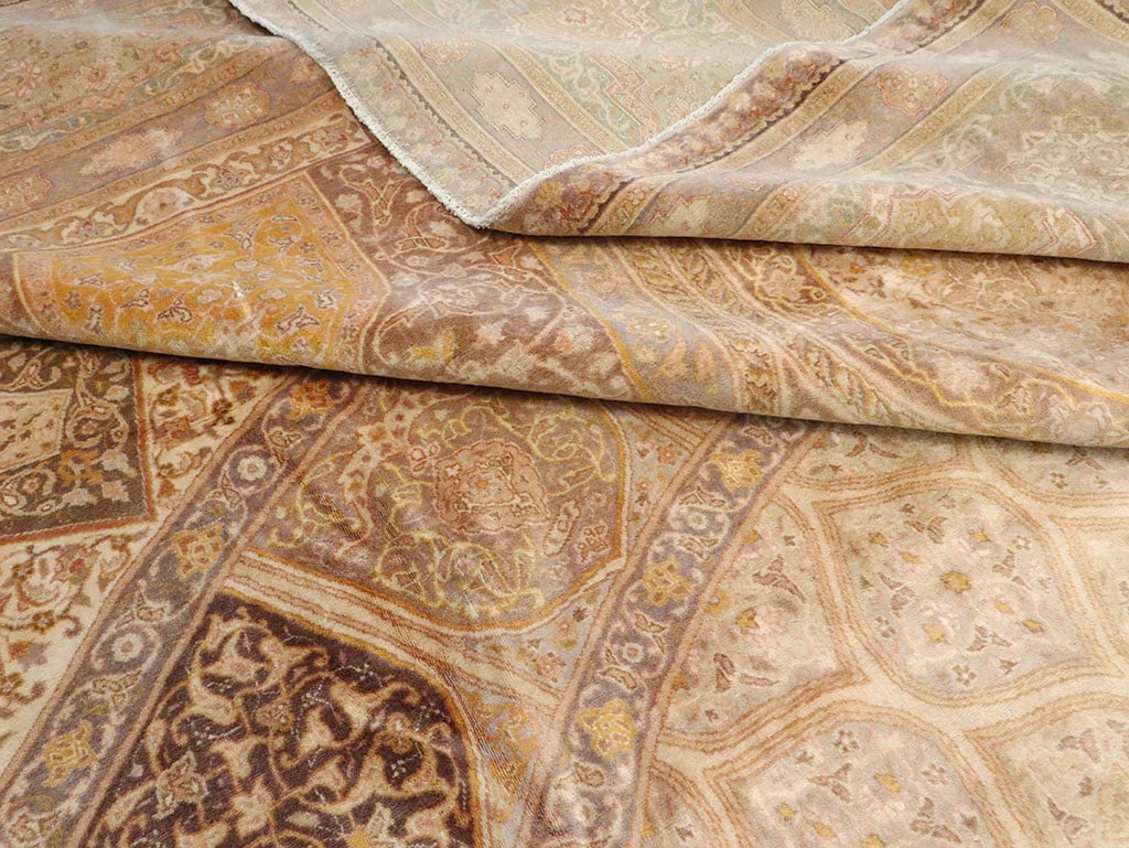 Vintage Persian Tabriz Carpet, No.13291 - Galerie Shabab