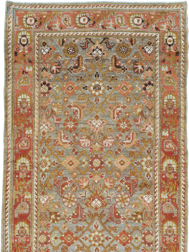 Vintage Persian Malayer Runner, No.13293 - Galerie Shabab