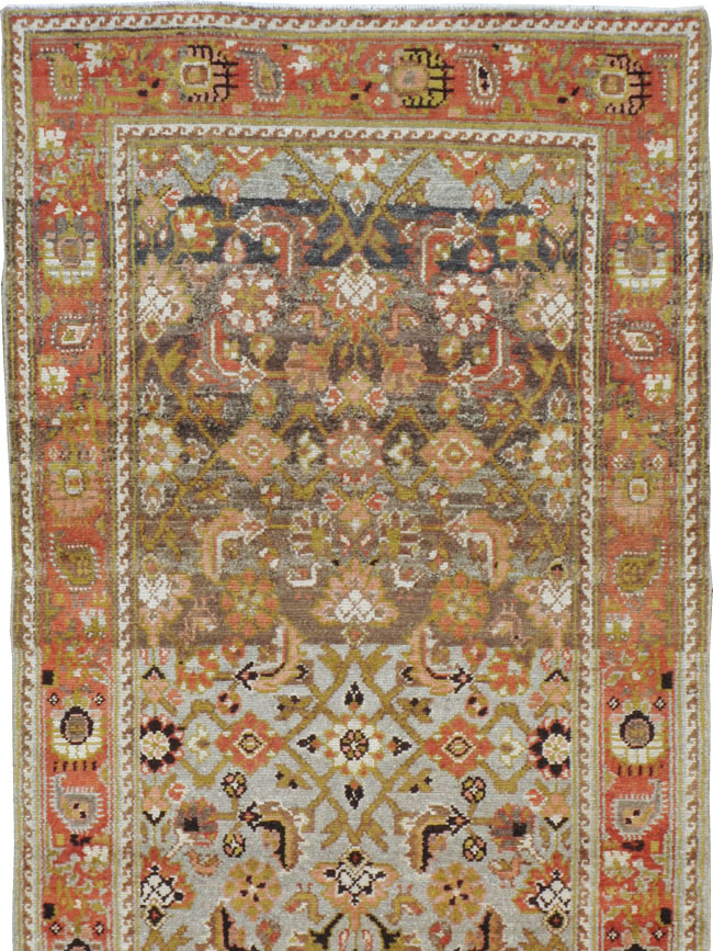 Vintage Persian Malayer Runner, No.13293 - Galerie Shabab