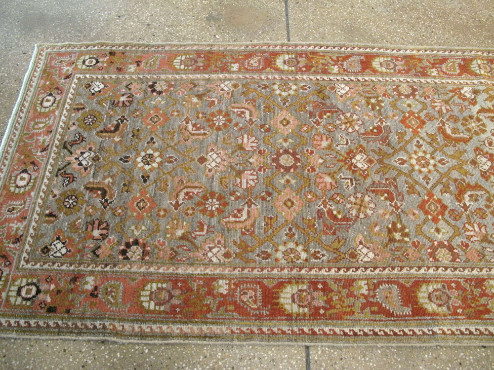 Vintage Persian Malayer Runner, No.13293 - Galerie Shabab