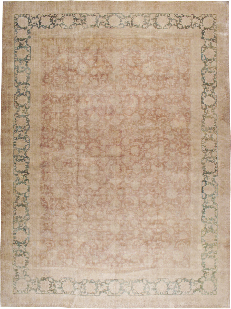 Antique Persian Tabriz Carpet, No.13296 - Galerie Shabab