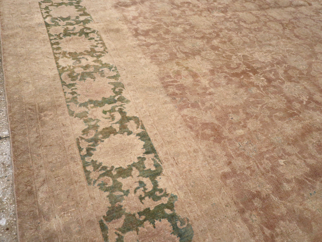 Antique Persian Tabriz Carpet, No.13296 - Galerie Shabab