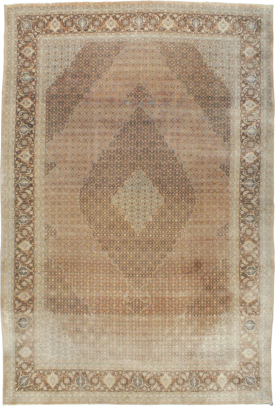 Antique Persian Tabriz Carpet, No.13297 - Galerie Shabab
