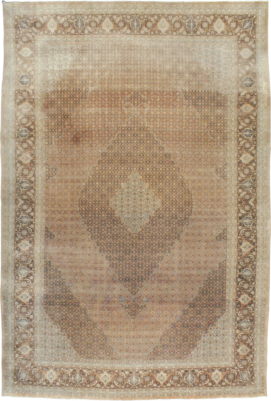 Antique Persian Tabriz Carpet, No.13297 - Galerie Shabab