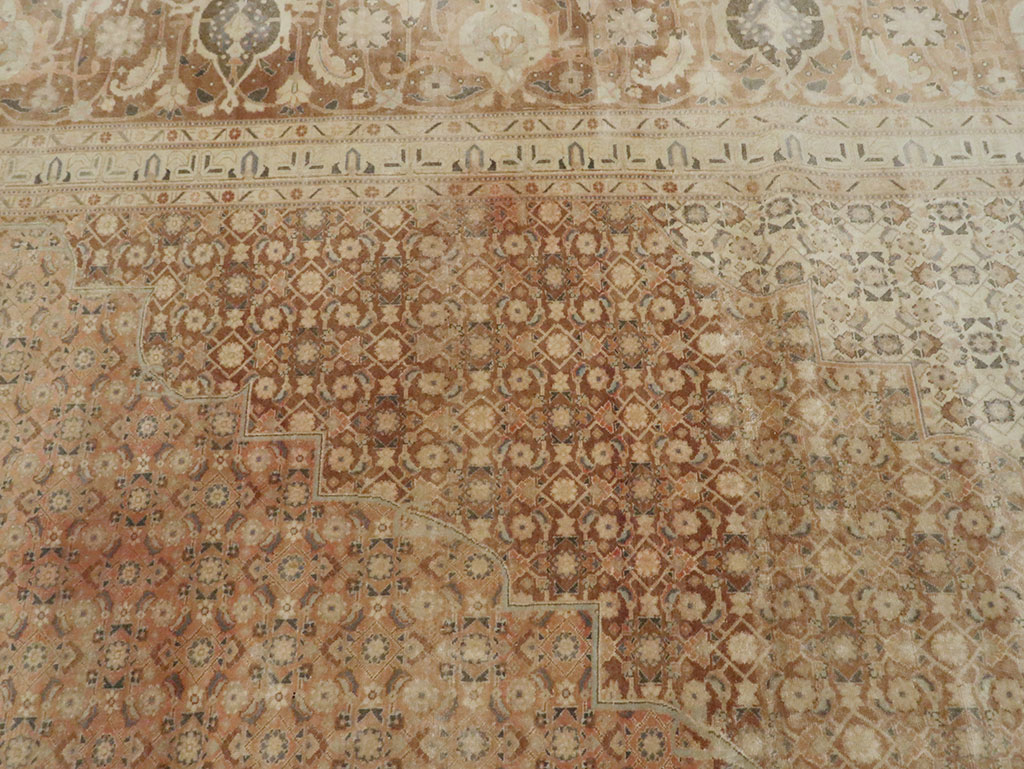 Antique Persian Tabriz Carpet, No.13297 - Galerie Shabab