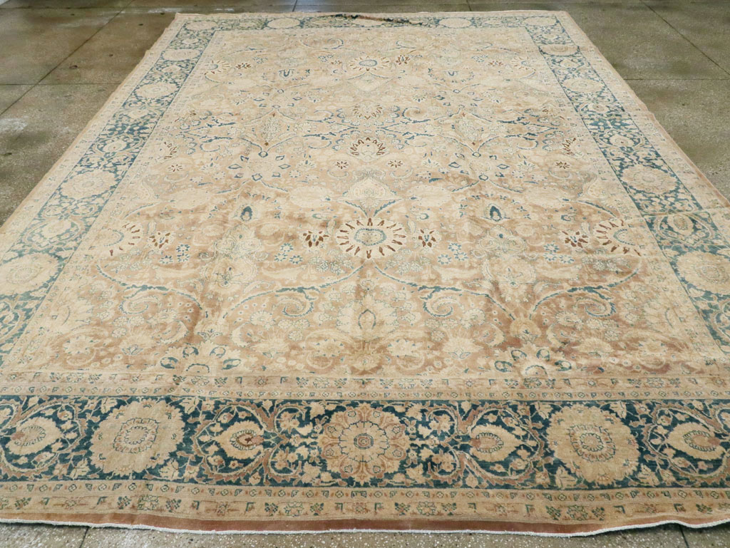 Antique Persian Tabriz Carpet, No.13299 - Galerie Shabab