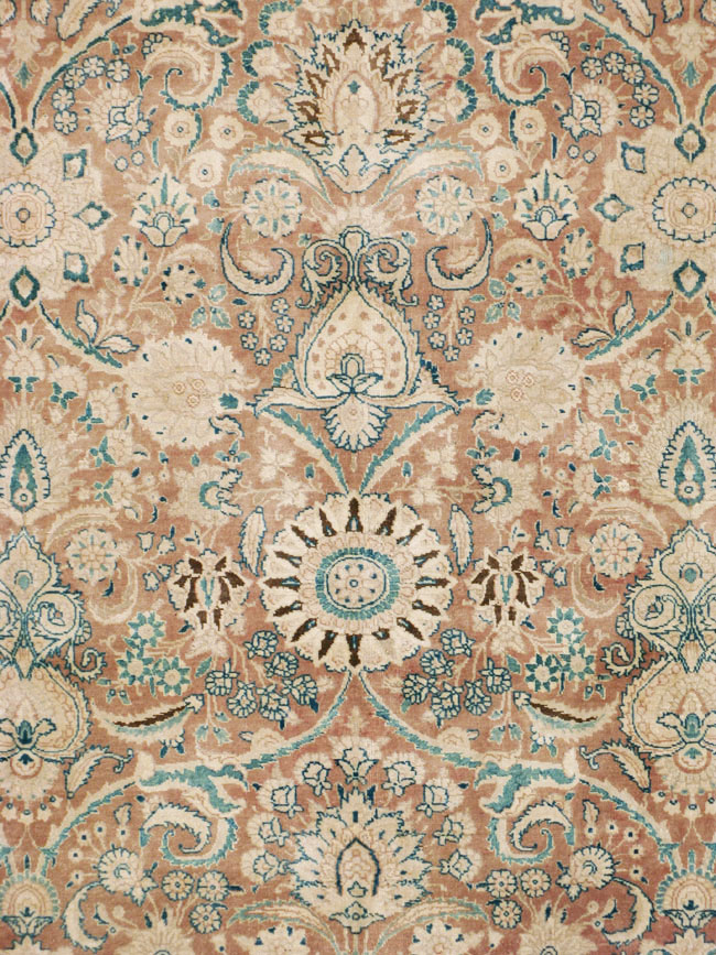 Antique Persian Tabriz Large Room Size Carpet, No.13300 - Galerie Shabab