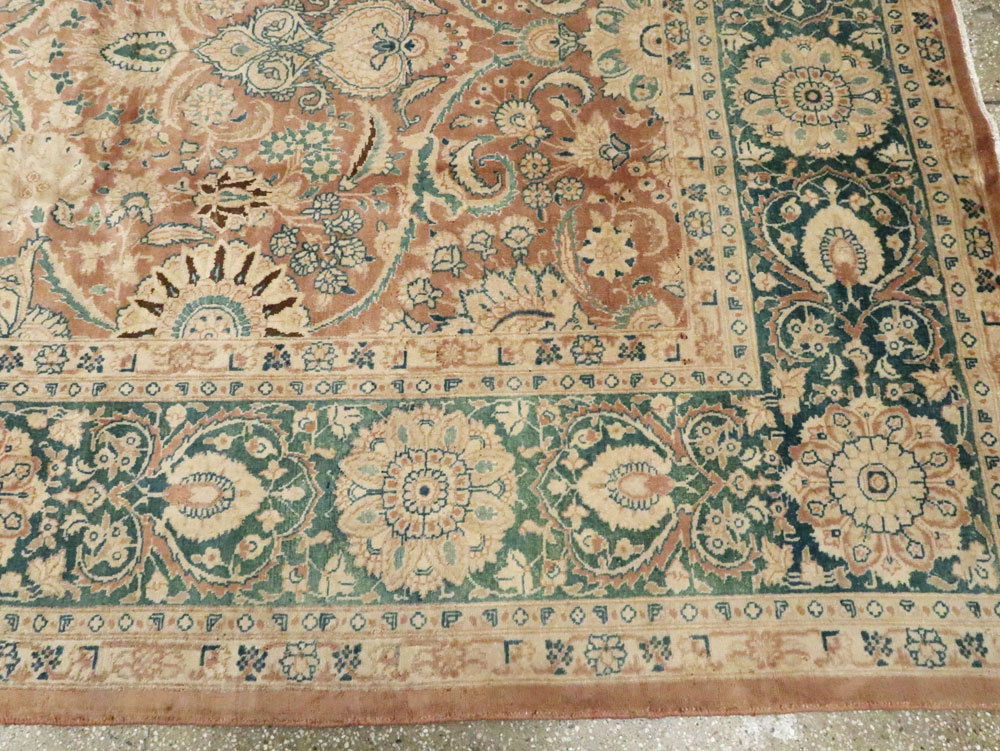 Antique Persian Tabriz Large Room Size Carpet, No.13300 - Galerie Shabab