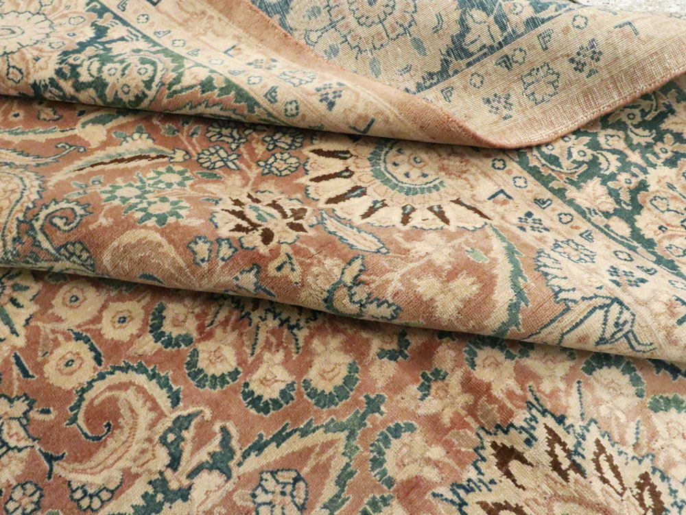 Antique Persian Tabriz Large Room Size Carpet, No.13300 - Galerie Shabab